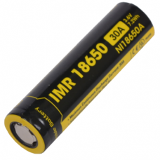 Аккумулятор NiteCore IMR NL18650С 3.7V 2500mA 30A FLAT TOP для электр.сигарет