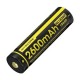Аккумулятор NiteCore NL1826R 18650 USB Li-ion 2600mA
