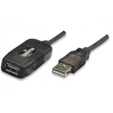 Кабель USB-A "шт"- USB-A "гн" (5м) активный